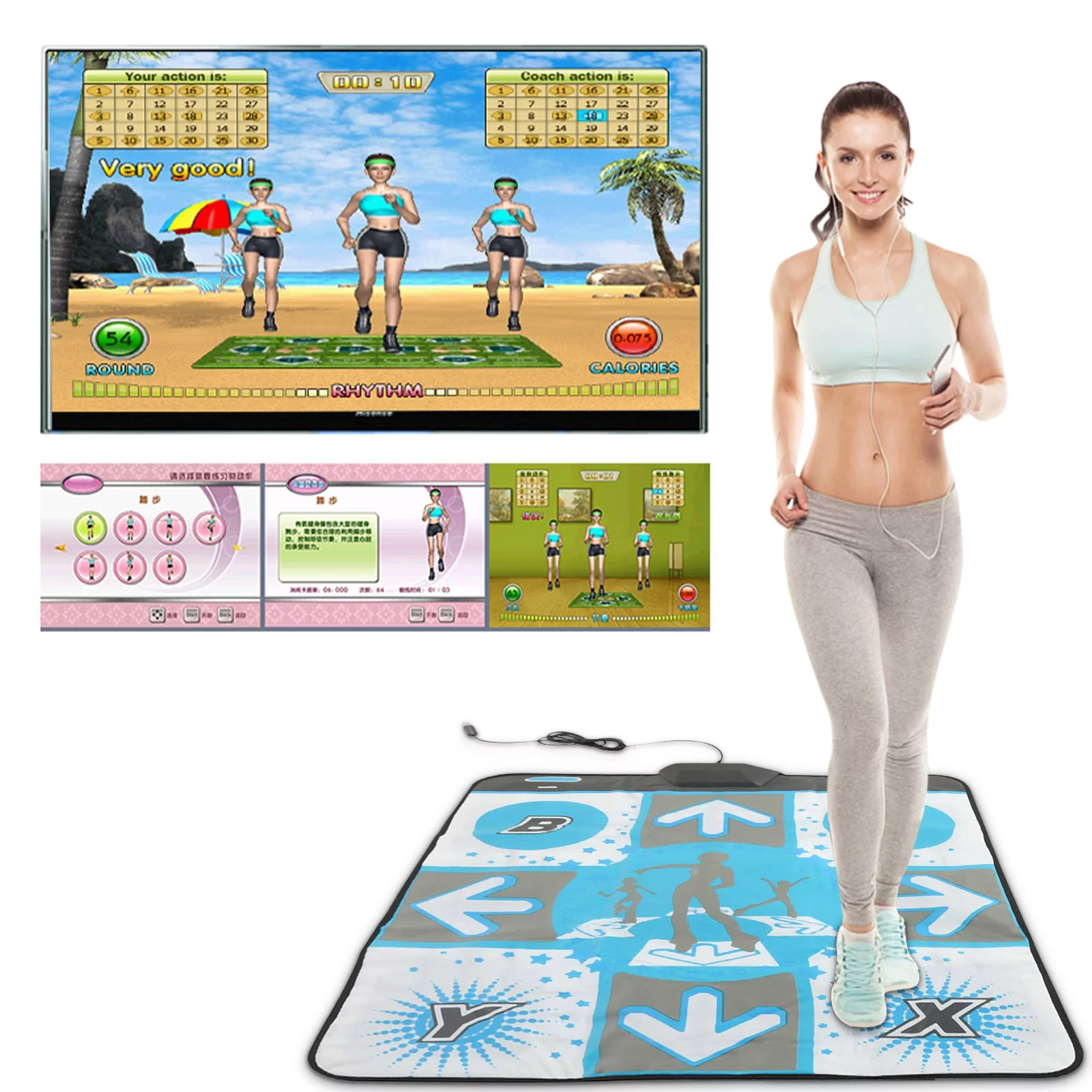 Party Games On Switch - Antypoślizgowa mata do tańca na imprezę
