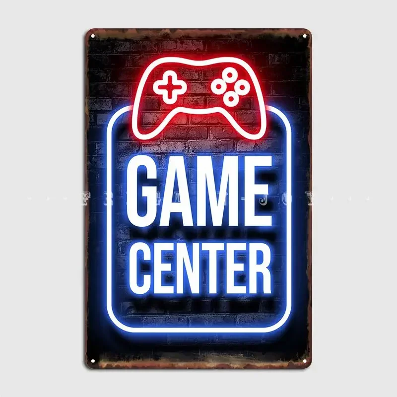 Party Games Quotes - Plakat Metalowy Game Center Gaming Quote