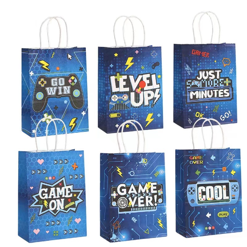 Party Games Night - 6/24Pcs Gra wideo na temat Papierowa