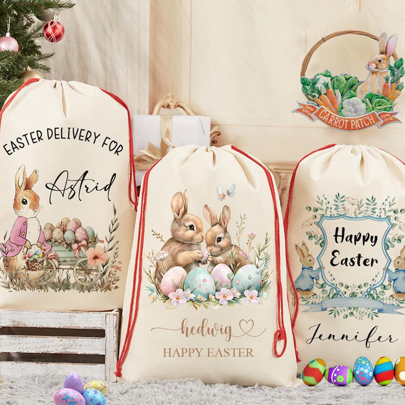 Party Games Egg - Personalizowana torba na prezenty z imieniem,
