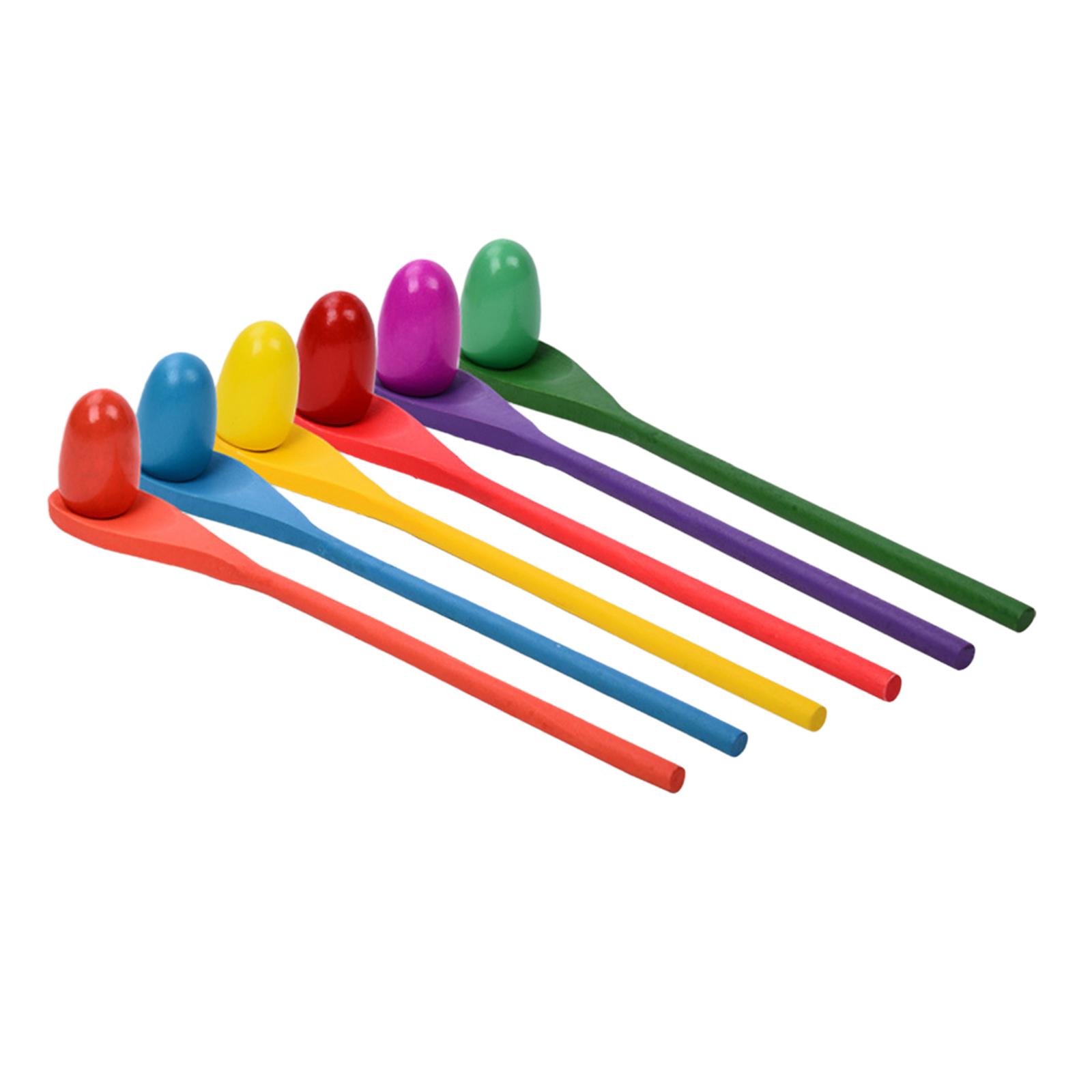 Party Games Egg - 6 Sztuk Łyżeczek do Jajek Gra