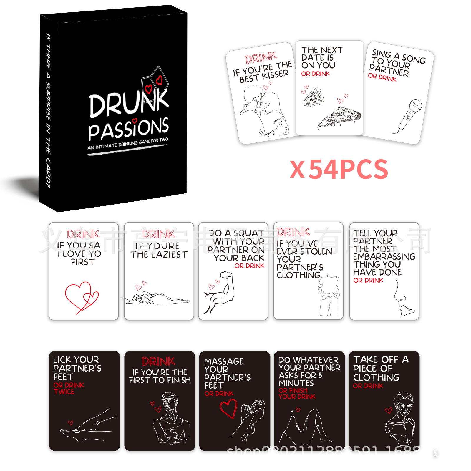 Zabawna gra dla par pijących,  – Party Games Couple recenzja i cena