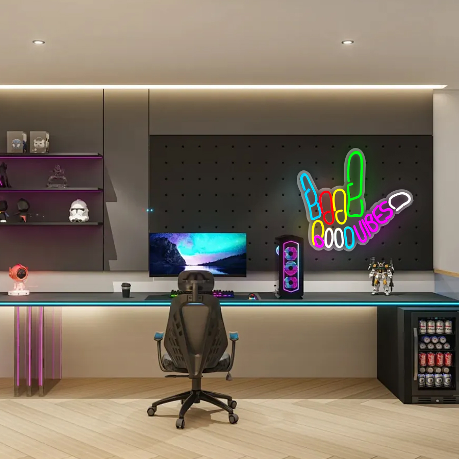Neonowy znak LED w kształcie d – Party Games On Switch recenzja i cena