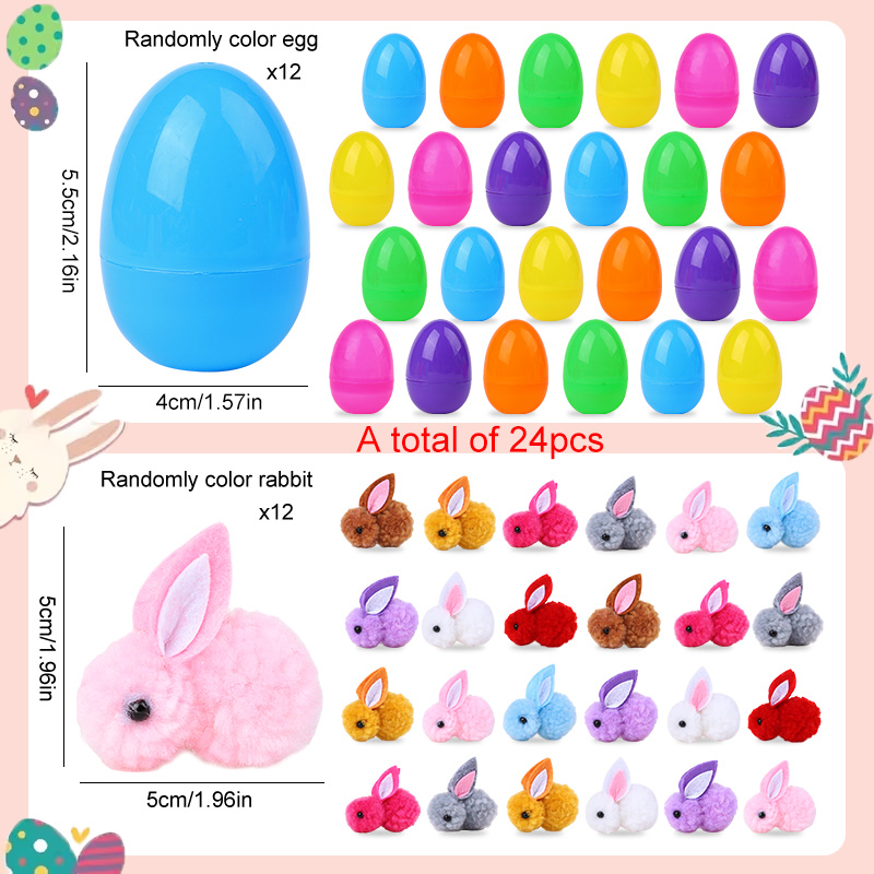 24 szt. Urocze jajka wielkanoc – Party Games Egg recenzja i cena