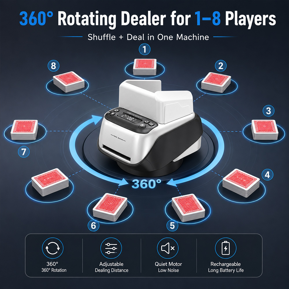 SIHAO 360 °   Automatyczny mie – Party Games Cards recenzja i cena